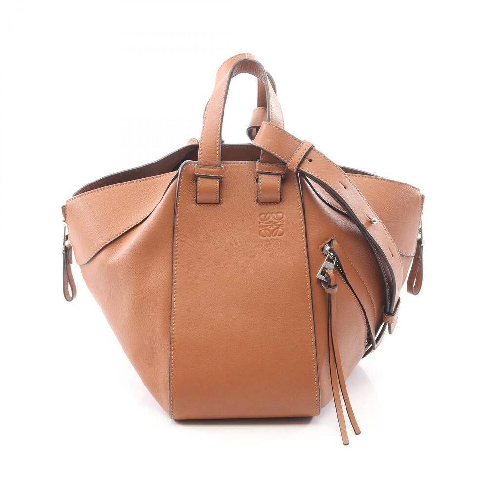 Loewe HAMMOCK Handbag Leather Brown